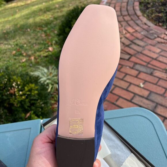 J Crew Anya Suede Scrunchie Ballet Flats NIB - Picture 6 of 7